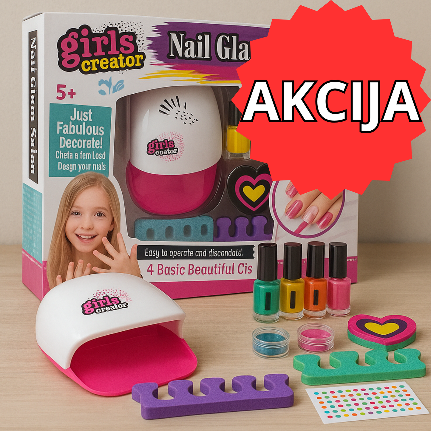 SET ZA NOKTE ZA DEVOJČICE