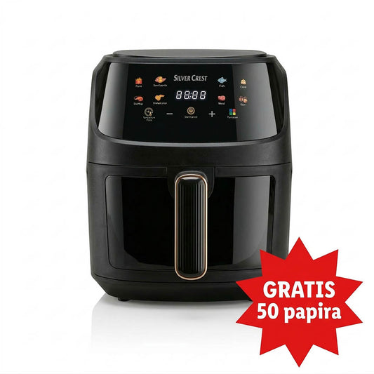 Friteza na vruć vazduh Silver Crest 6L + 50 gratis obloga – Hrskavo bez ulja