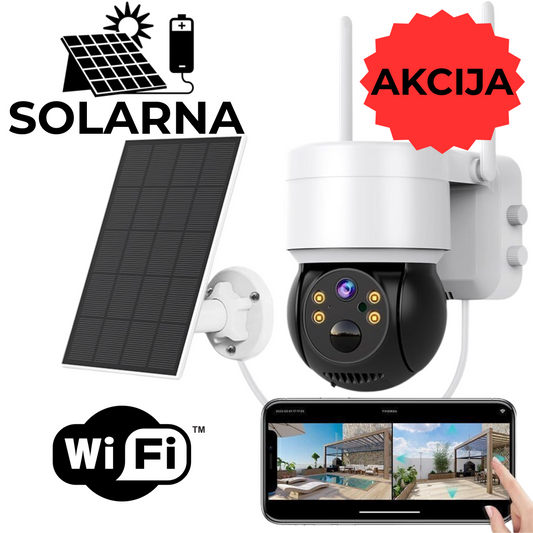 Solarna WIFI kamera