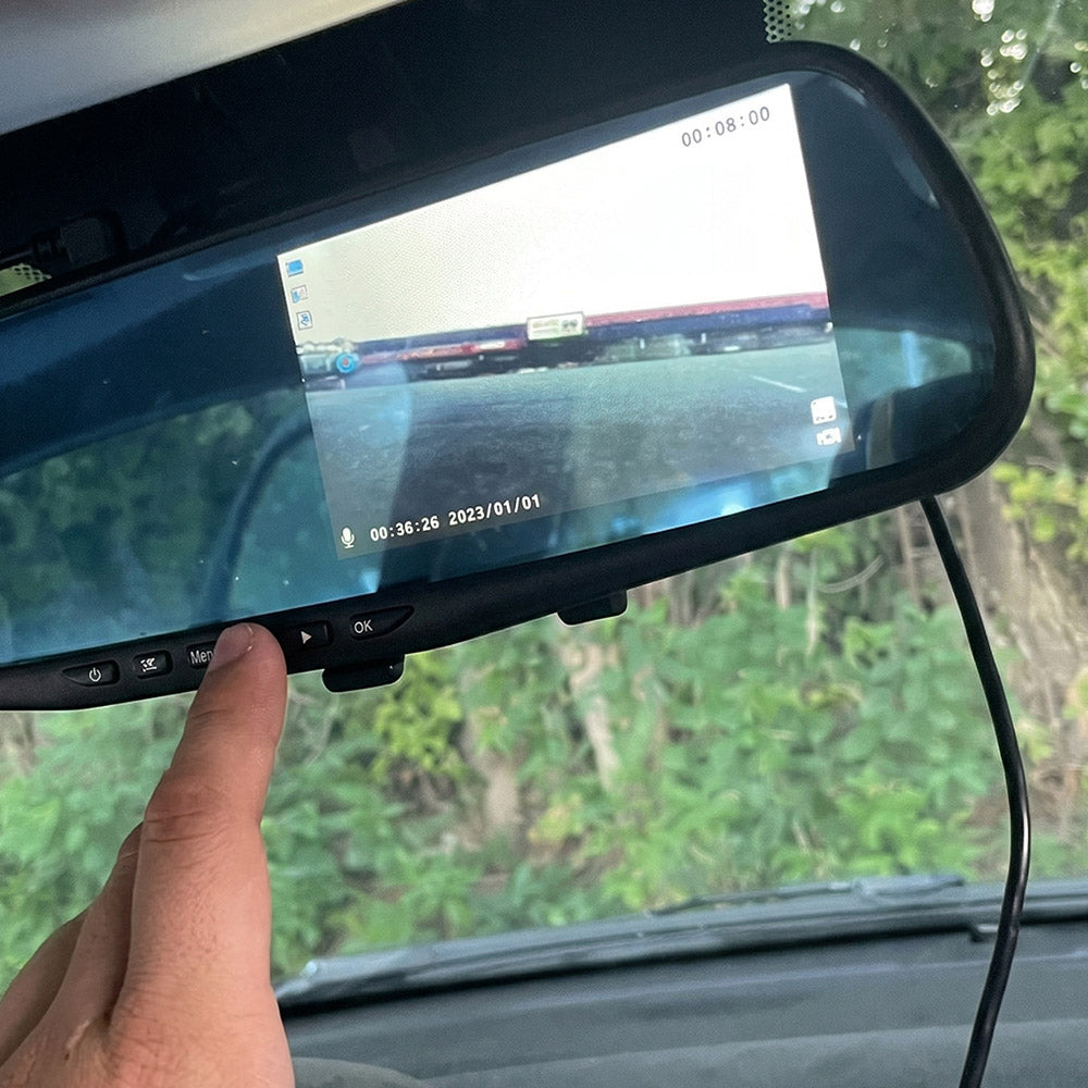 Auto kamera L9000 dual lens za retrovizor + rikverc kamera – Veća sigurnost