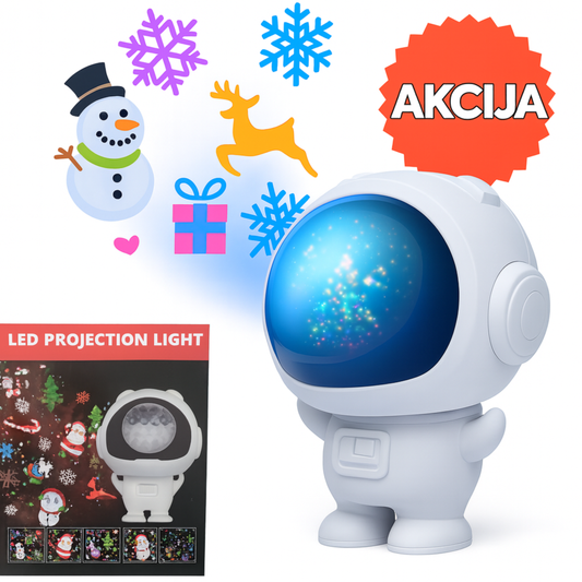 Astronaut Novogodisnji Led Projektor