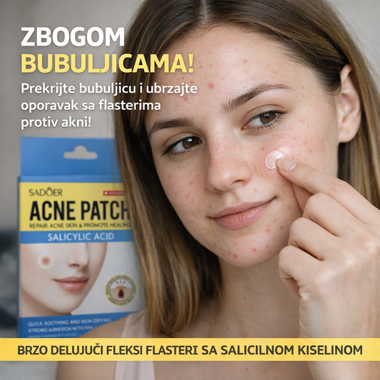 REŠITE SE BUBULJICA PREKO NOĆI-flaser za akne(36 KOMADA)