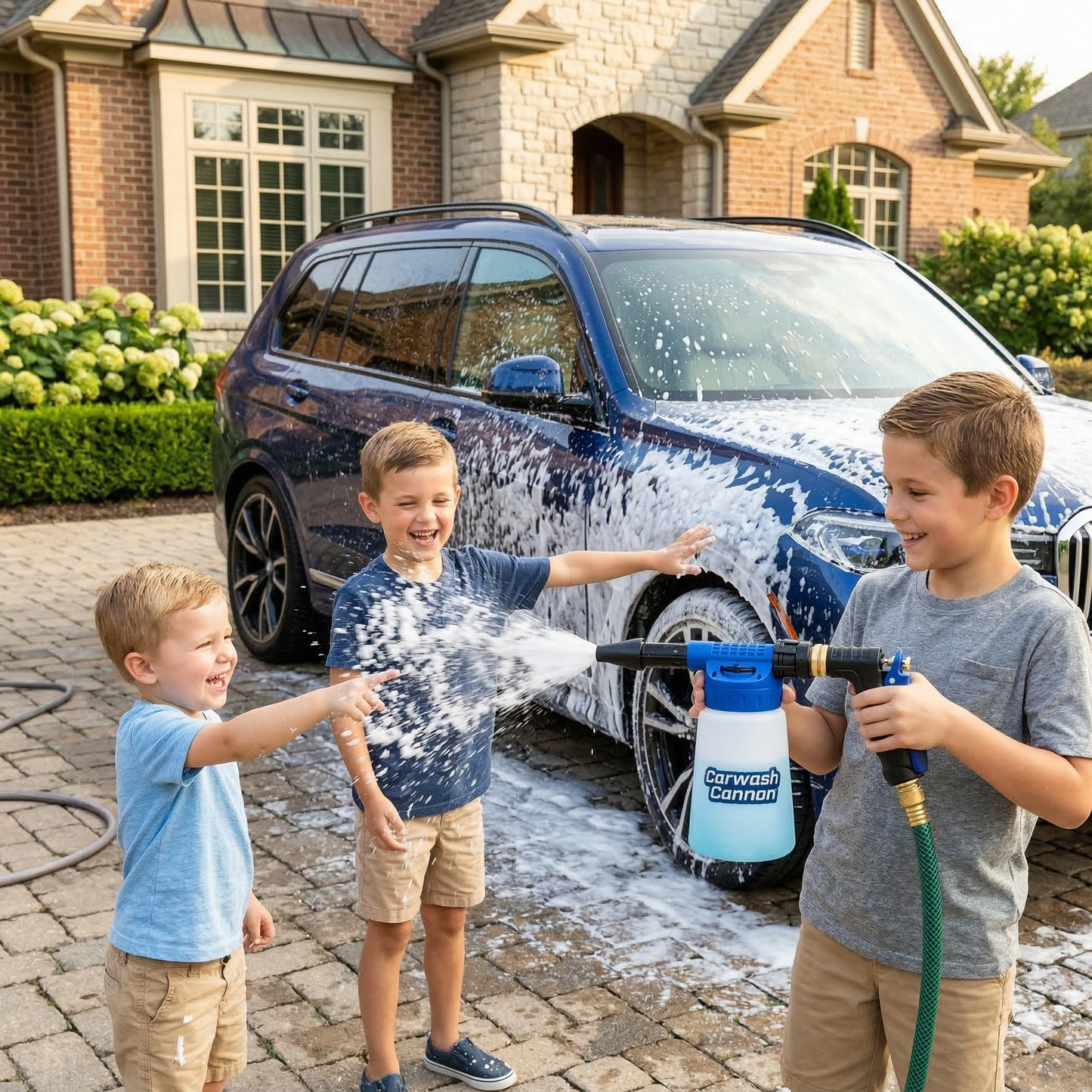 KOMBO set za pranje automobila – Carwash Cannon + 2 mikrofiber krpe