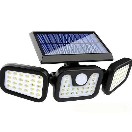 Solarni LED reflektor sa tri panela